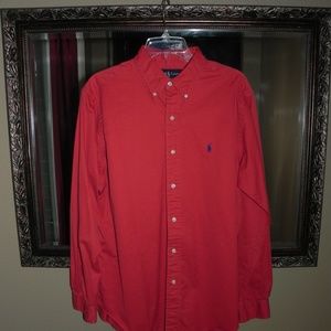 Men's Ralph Lauren Dress Shirt Size L Classic Fit